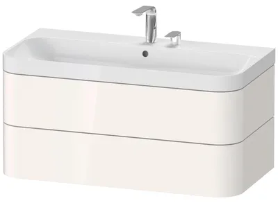 Produktbild von DURAVIT HP4348E2222 WTU m. Happy D.2 Plus, 2 SchK., 2 HL,
