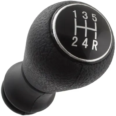 Obrázok produktu pre Peugeot 207 hlavica radiacej páky ČIERNA + STRIEBORNÁ SCHÉMA