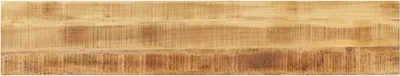Image de Plateau de table 140x40x2,5 cm Rectangulaire Bois massif rugueux Mango