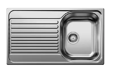 Produktbild von BLANCO TIPO 45 S, Edelstahl, 345 x 420 mm, 16 cm, 86 cm, 16 cm, 50 cm