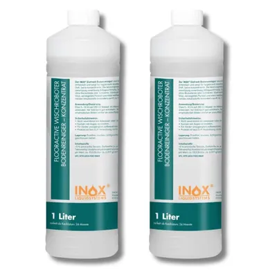 Produktbild von INOX® FloorActive 2x1 Liter - Bodenreiniger für Wischroboter Reiniger Konzentrat