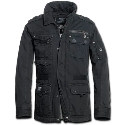 Produktbild von Brandit Winterjacke Herren Platinum Vintage schwarz Casual Wear 100% Baumwolle XXL