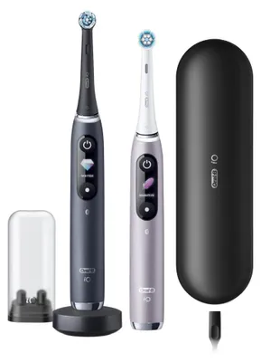 Image de Oral-B iO Series 9 Duo Pack Magnetic toothbrush Black Pink