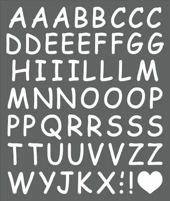 Produktbild von Aufkleber Buchstaben Family Sticker