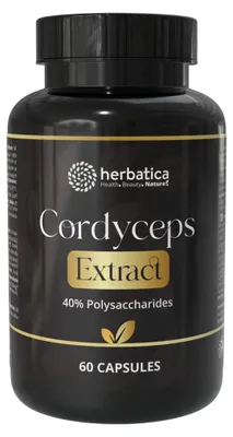 Obrázok produktu pre Cordyceps Extrakt - 60 kapsúl - Herbatica