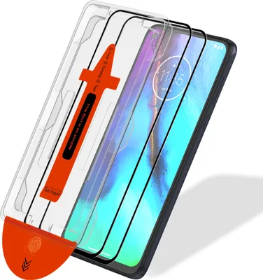 Obrázek produktu pro 2-balení Motorola Moto G Pro Ochranné sklo na displej - Tvrzené sklo | [Automatická instalace] - Bez bublin