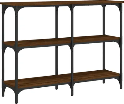 Obrázek produktu pro vidaXL Konzolový stolek Brown Oak Optics 100x29x75 cm Dřevěné konstrukce