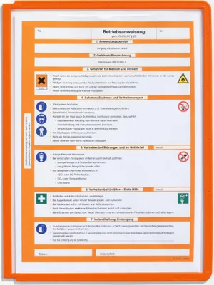 Produktbild von DURABLE Sichttafel SHERPA® PANEL A4, 560609 orange