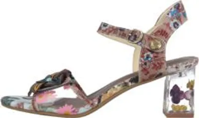 Produktbild von Laura Vita Sandaletten in Übergrößen Mehrfarbig LUCIAO 08 Gris große Damenschuhe