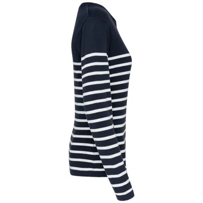 Produktbild von Kariban Damenpullover im Marine-Stil