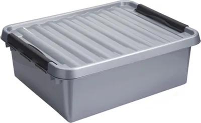 Produktbild von Sunware Aufbewahrungsbox - grau - 25L - 50 x 40 x 18 cm