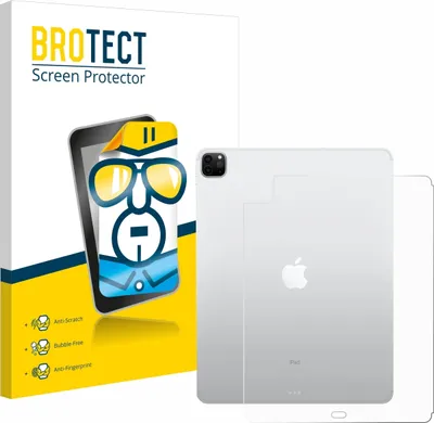 Produktbild von Für Apple iPad Pro 12.9" 2022 (Rückseite, 6 Gen.) Schutzfolie BROTECT Displayschutz Display Schutz Folie Klar Transparent