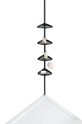 Produktbild von Allstar Teleskop-Regal Opal, ausziehbares Duschregal zum Klemmen – ohne bohren &