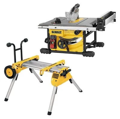 Image de Scie sur table Ø210mm 1850W DEWALT DWE7485RS-QS avec piètement à roulettes DE7400
