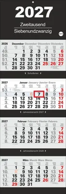 Produktbild von Kalender 2027 4-Monatsplaner 30 X 87,5