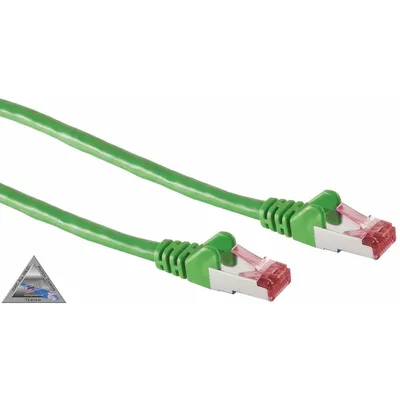 Zdjęcie produktu dla Kabel krosowy kat6A S/FTP PIMF bezhalogenowy zielony 20m
