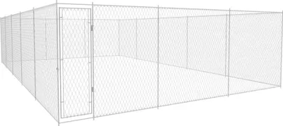 Immagine prodotto di VidaXL Cuccia per cani da esterno 950x570x185 cm in acciaio zincato