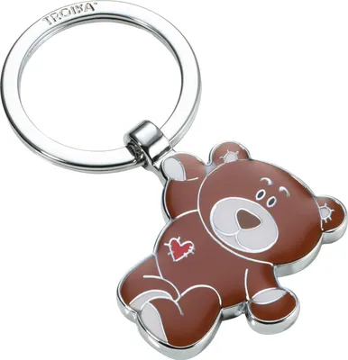 Zdjęcie produktu dla TROIKA Bruno, Brelok na klucze, Brązowy, Metal, Figura, 75 mm, 41 mm