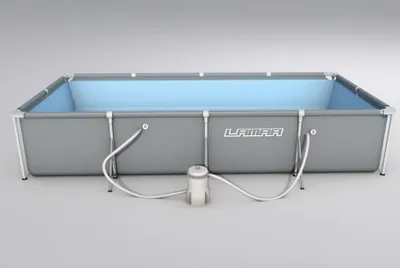 Produktbild von LAMAR Pool Set 99 mit Filterpumpe + Abdeckung