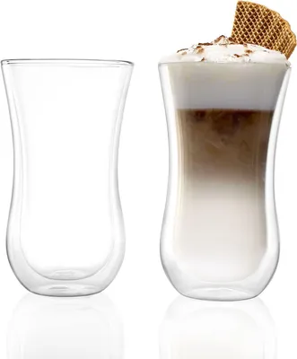 Zdjęcie produktu dla Stölzle Lausitz 2 sztuki, zestaw do kawy 'N MORE XL, pojemność 330 ml, przezroczysty, numer artykułu: 425 00 12 | EAN: 4012632241092