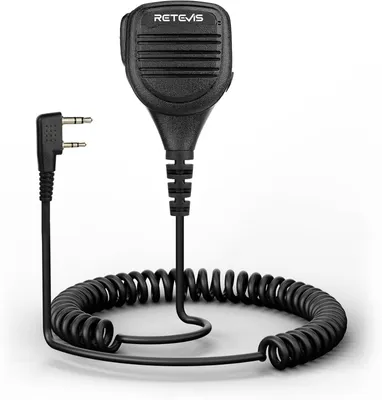 Produktbild von Retevis RS112 Funkgerät Lautsprecher Mikrofon IP54 Wasserdicht (1 Stück)