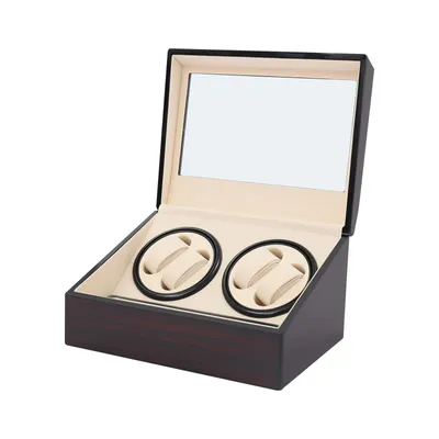 Produktbild von Automatisch Uhrenbeweger 4+6 Uhren Uhrendreher Uhrenbox Holz Watchwinder Aufbewahrungskoffer Schaukasten