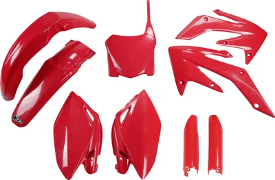 Produktbild von Ufo Honda Crf 250r 2008-2009 Hokit112f-070 Fork Protectors & Plastikbausatz    One Size
