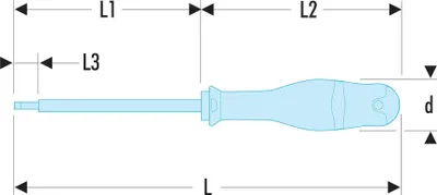 Image de Facom Schraubendreher PROTWIST 1000V 5,5 mm