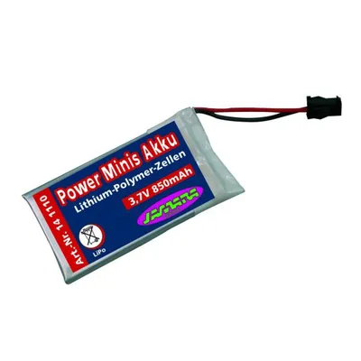 Produktbild von Jamara Akku LiPo 3,7V 850mAh 3,14Wh MiniTam 141110