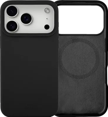 Produktbild von Shockproof silicone Hülle MagSafe Black  - Kompatibel mit iPhone 17 Pro Max