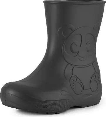 Produktbild von Ladeheid Eva Kinder Jungen Mädchen Gummistiefel Regenschuhe LA-CA-10 (Carbone, 26/27 EU)