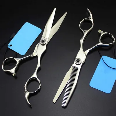 Produktbild von Professionelle 440c 6 Zoll Schnitt Friseursalon Schere Schneiden Friseur Haarschere Effilierschere Friseurschere