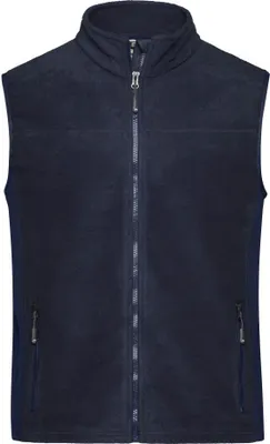 Produktbild von Strapazierfähige Fleece Weste im Materialmix navy/navy, Gr. L