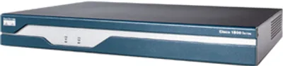 Produktbild von Cisco 1800 1841 Router - 2 Anschlüsse - 2 RJ-45 Port(s) - Management-Port - 3.0 - 256 MB - Fast Ethernet - 1U - Rackmontage, Desktop, Wandmontierbar