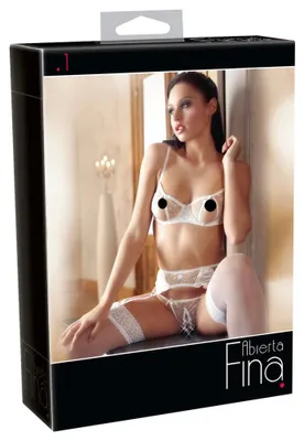 Productafbeelding van Abierta Fina BH-set, wit, maat 85B/L