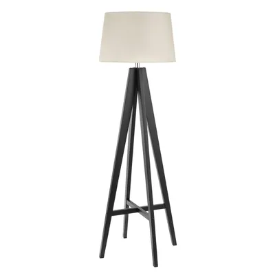Immagine prodotto di Lampada da terra, legno, paralume in tessuto, H 148 cm, EASEL