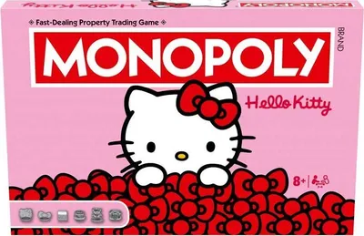 Zdjęcie produktu dla Zwycięskie ruchy Hello Kitty – Monopoly angielskie brytyjskie