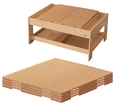Produktbild von Eduplay Bauplatten Bausteine Set - 4 Stück - buntes Bauspielzeug