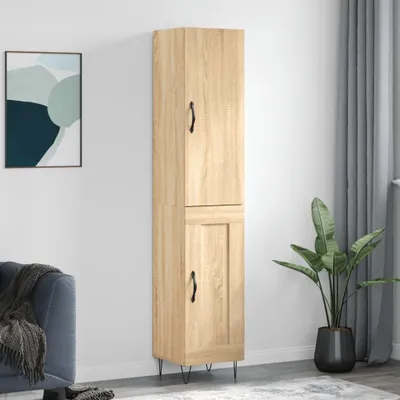 Zdjęcie produktu dla vidaXL Deska wysoka dąb sonoma 34,5x34x180 cm Materiał drewnopochodny