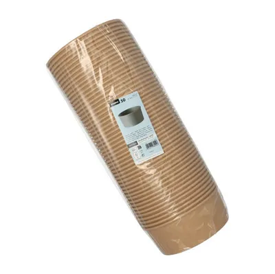 Produktbild von 2400 Salatschalen, Pappe rund 1300 ml Ø 18,4 cm · 7 cm braun