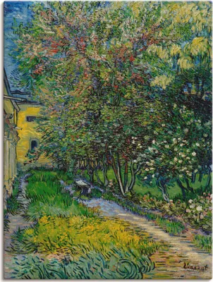 Produktbild von ARTland Leinwandbild Der Garten vom St. Paul Krankenhaus Größe: 45x60 cm