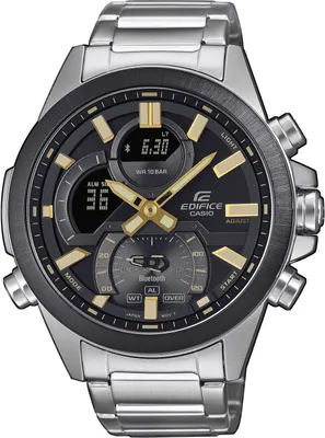 Casio ECB-30DB-1A9EF Edifice Herrenuhr Bluetooth Schwarz/Goldfarben 1