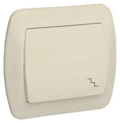 Image de Interrupteur à deux voies Akord Beige