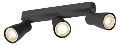 Productafbeelding van Spot Puri 2.0 Dome zwart 3-lichts