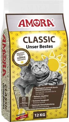 Image de Litière pour chats AMORA Classic notre meilleur 12kg
