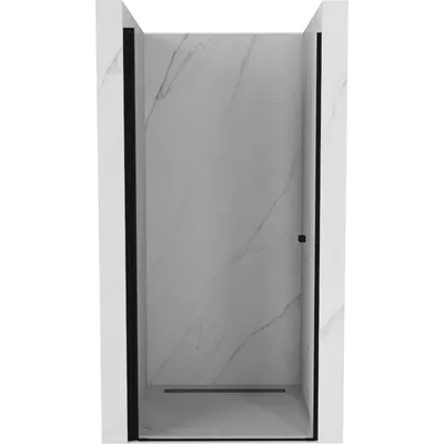 Produktbild von Mexen Pretoria kyvné sprchové dvere 80 cm, transparentnéné, čierna - 852-080-000-70-00