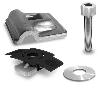 Zdjęcie produktu dla Zestaw zacisków do ochrony przed wyładowaniami atmosferycznymi, więcej aluminiowych 8 mm 2002473