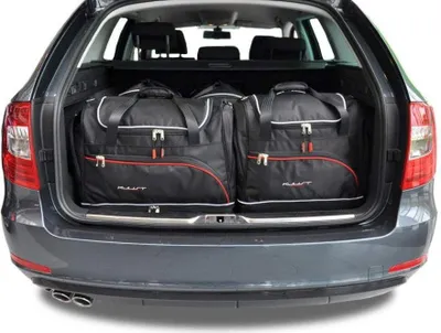Zdjęcie produktu dla Torby do bagażnika SKODA SUPERB KOMBI 2010-2015 5szt KJUST