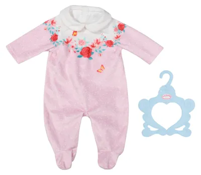 Produktbild von Baby Annabell Strampler rosa Blumen,43cm