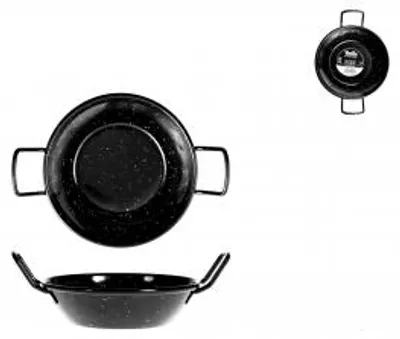 Immagine prodotto di VAELLO Casseruola 2 Manici Ferro Smaltato Cm14